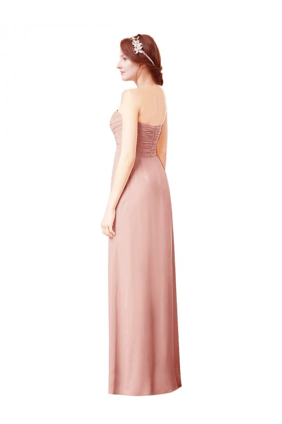 A-Linien Chiffon Lange Brautjungfernkleider Hersteller