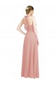 A-Linien Chiffon Lange Brautjungfernkleider Hersteller