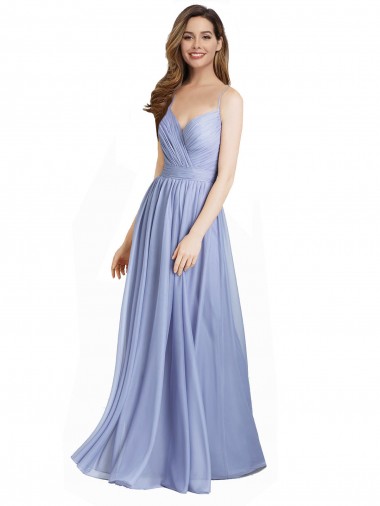 A-Linien Chiffon Spitze Lange Brautjungfernkleider Hersteller