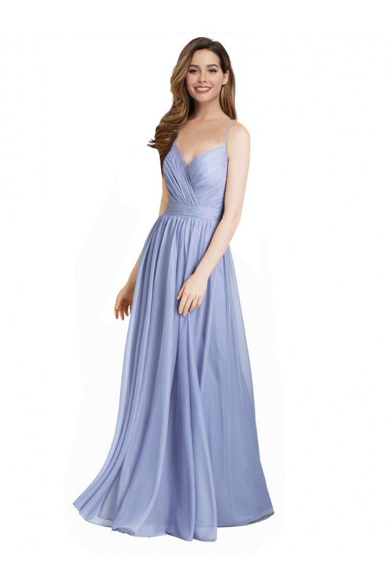 A-Linien Chiffon Spitze Lange Brautjungfernkleider Hersteller