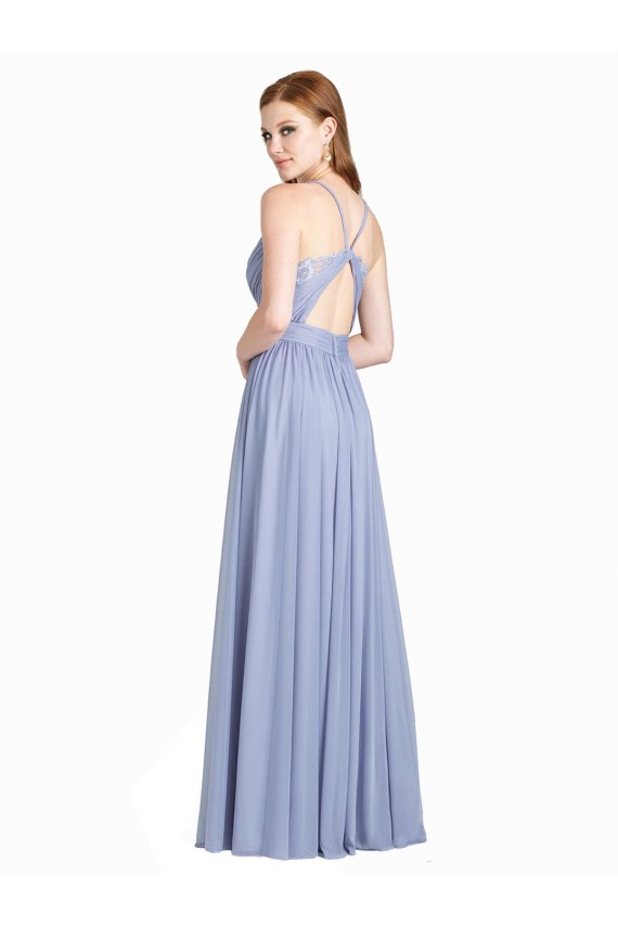 A-Linien Chiffon Spitze Lange Brautjungfernkleider Hersteller