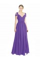 A-Linien Off-Schulter Chiffon Lange Brautjungfernkleider Hersteller