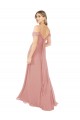 A-Linien Off-Schulter Chiffon Lange Brautjungfernkleider Hersteller