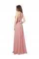 A-Linien Trägerlos Chiffon Lange Brautjungfernkleider Hersteller