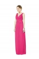 Azalee A-Linien V-Ausschnitt Chiffon Lange Brautjungfernkleider Hersteller