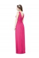 Azalee A-Linien V-Ausschnitt Chiffon Lange Brautjungfernkleider Hersteller