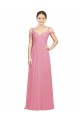 Hautrosa A-Linien Off-Schulter Chiffon Lange Brautjungfernkleider Hersteller