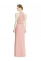 Meerjungfrau Neckholder Chiffon Lange Brautjungfernkleider Hersteller