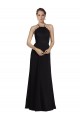 Schwarz A-Linien Neckholder Chiffon Spitze Lange Brautjungfernkleider Hersteller