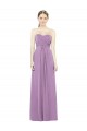 Staubiger Lavendel A-Linien Chiffon Lange Brautjungfernkleider Hersteller