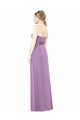 Staubiger Lavendel A-Linien Chiffon Lange Brautjungfernkleider Hersteller