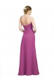 Wilde Beere A-Linien Chiffon Lange Brautjungfernkleider Hersteller